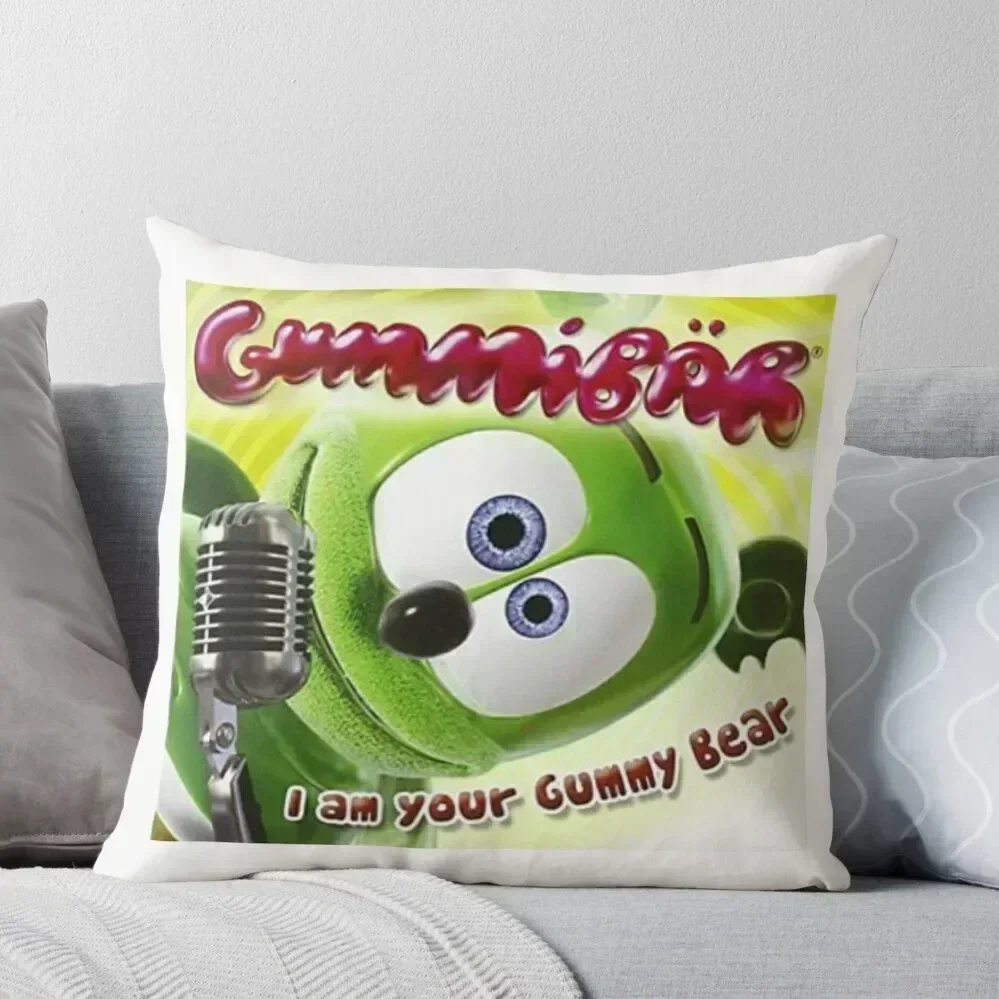 

Gummibar - I Am Your Gummy Bear Throw Pillow luxury covers Cushion Child luxury decor pillow