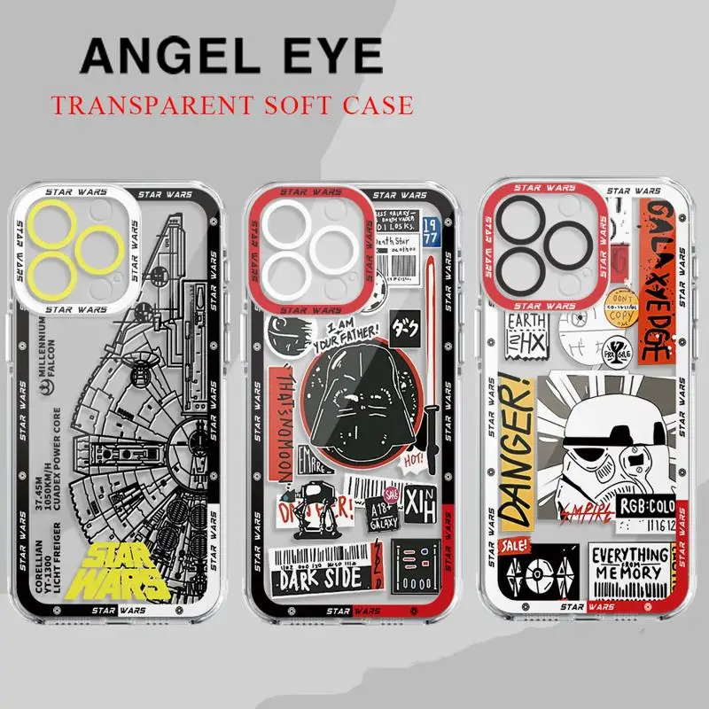 Super Hero Star Wars Phone Case for Honor X8a X9a 5G X8 4G 90 Lite X8 Transparent Soft Bag Cover