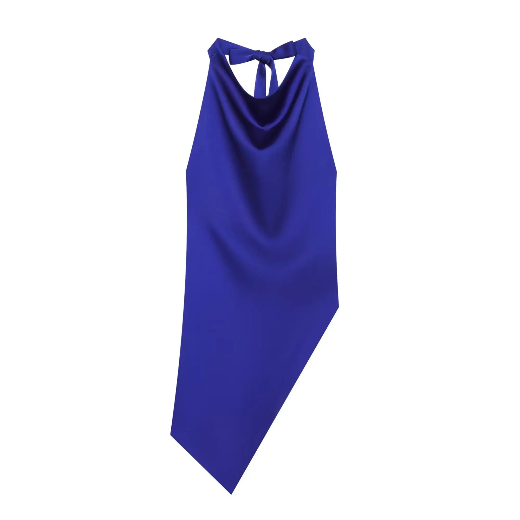 TFMLN 2026 Damen Neckholder-Oberteile Zweiteiliges Set Sexy Rückenfreies Asymmetrisches Tanktop Schnürhose Modischer Freizeitanzug für Frauen Neu – Detail 3