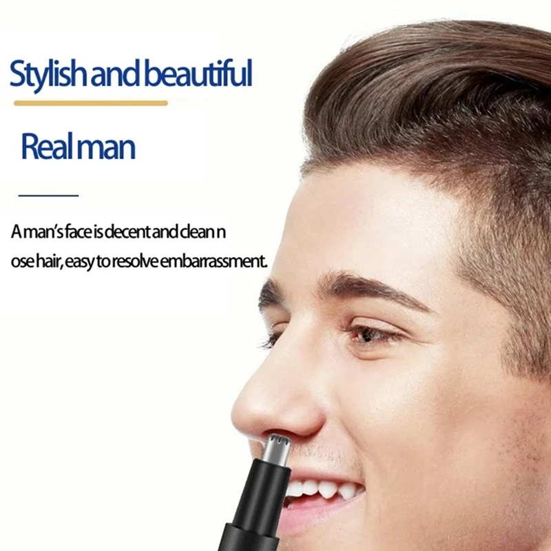 SONAX PRO 2-In-1 ไฟฟ้าจมูกผมTrimmer Removal ClipperมีดโกนUSBชาร์จหูและจมูกผมTrimmer