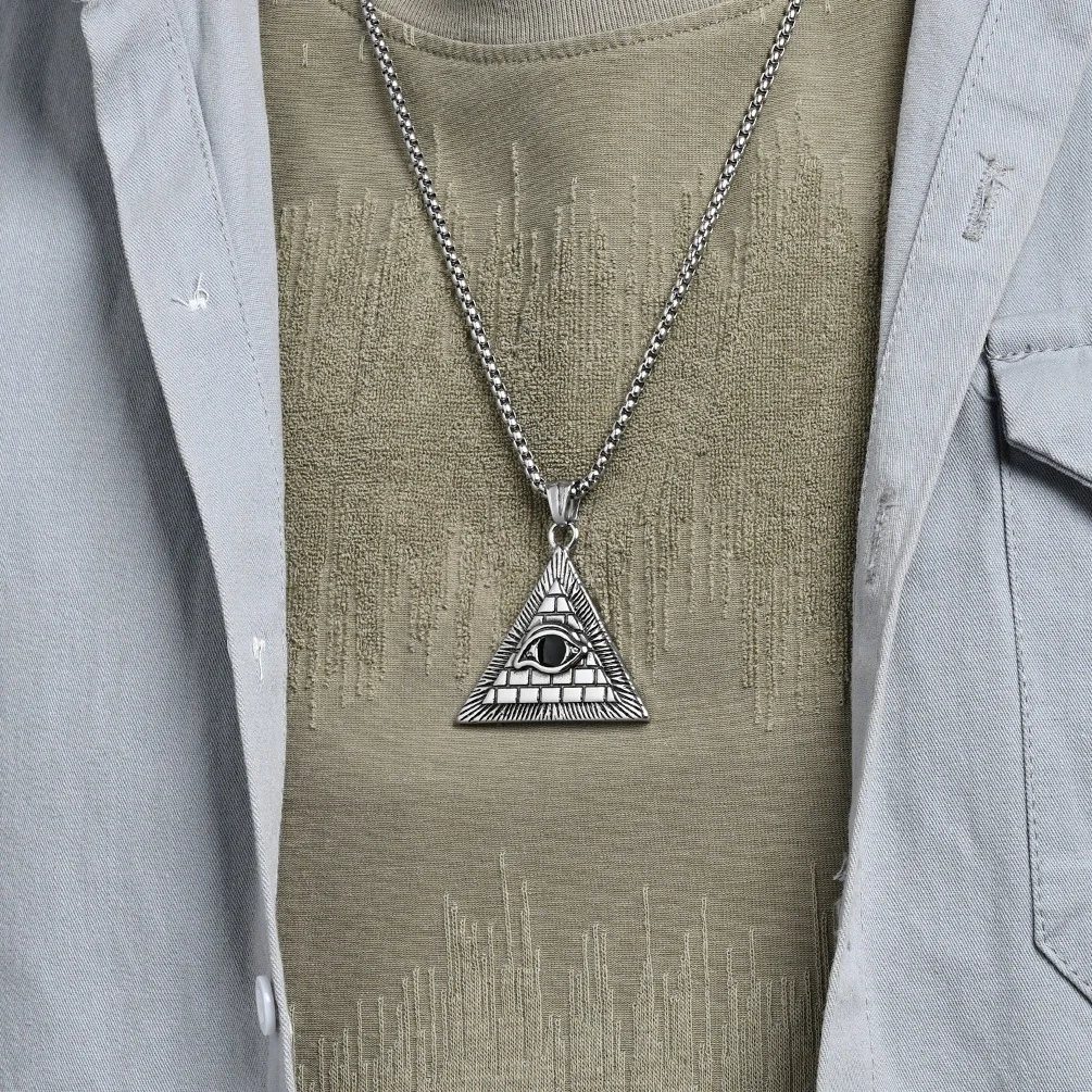 Antigo Egito Pirâmide Triangul - Men Fashion Egypt avaliação e preço