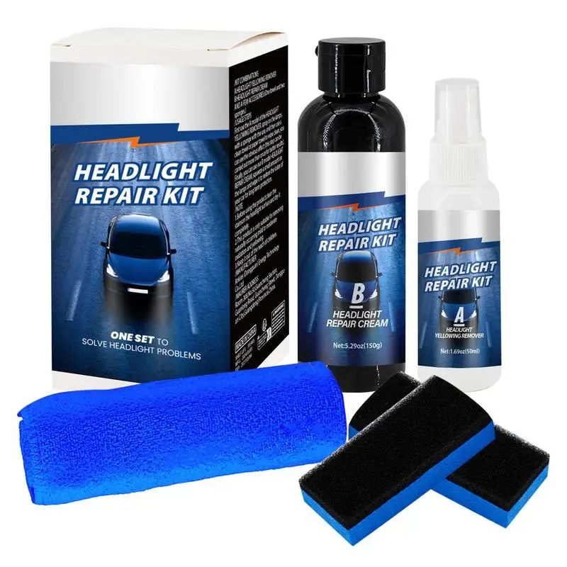 

Innovative Headlight Repair Polish Car Headlight Lens Scratch Repair Polish Liquid Headlight Restore and Protect Liquid