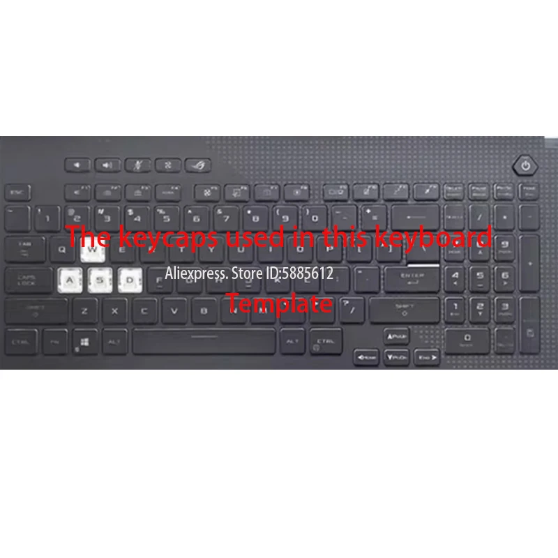 Replacement Keycap Key Cap &Scissor Clip&Hinge For ASUS ROG Stirx G17 G713 G713Q G713QE G713QR  Keyboard