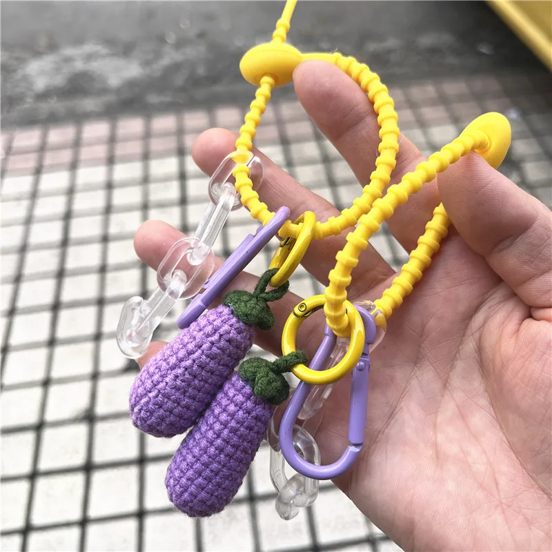 

Key Lanyard Fabric Key String for Mobile Phone Cases Accessories Color Keys Rope Canvas Bag Lanyard Keychain Smooth Soft Pendant