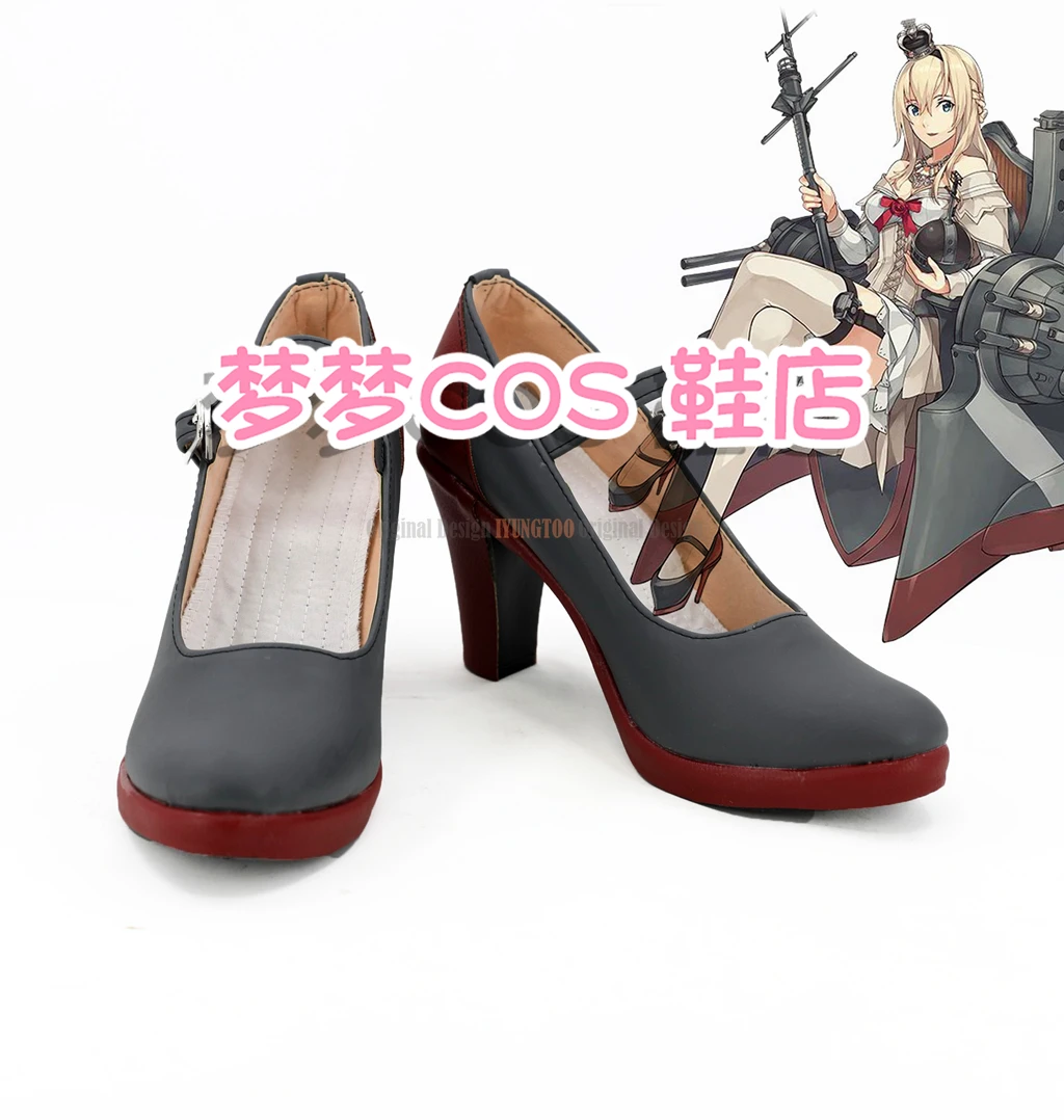 

collection Warspite Anime Characters Shoe Cosplay Shoes Boots Party Costume Prop