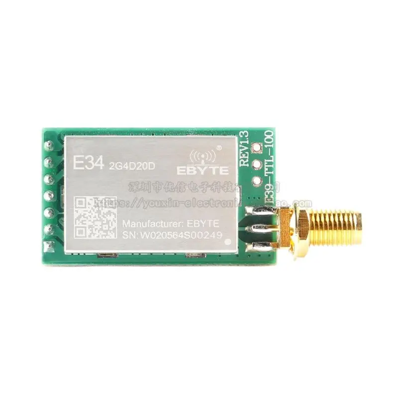 E34-2G4D20D 2.4G full duplex wireless serial port module nRF24L01+ frequency radio chip module