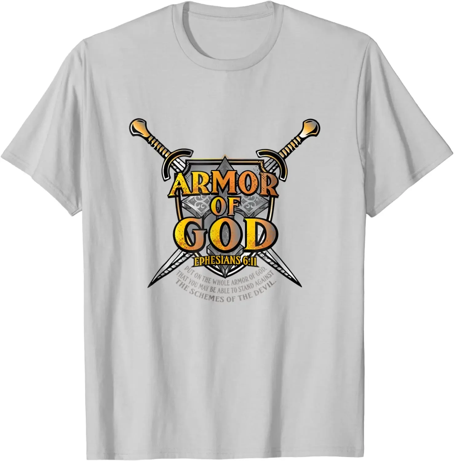 Ephesians 6:11 Armor of God T-Shirt. Summer Cotton O-Neck Short Sleeve Mens T Shirt New