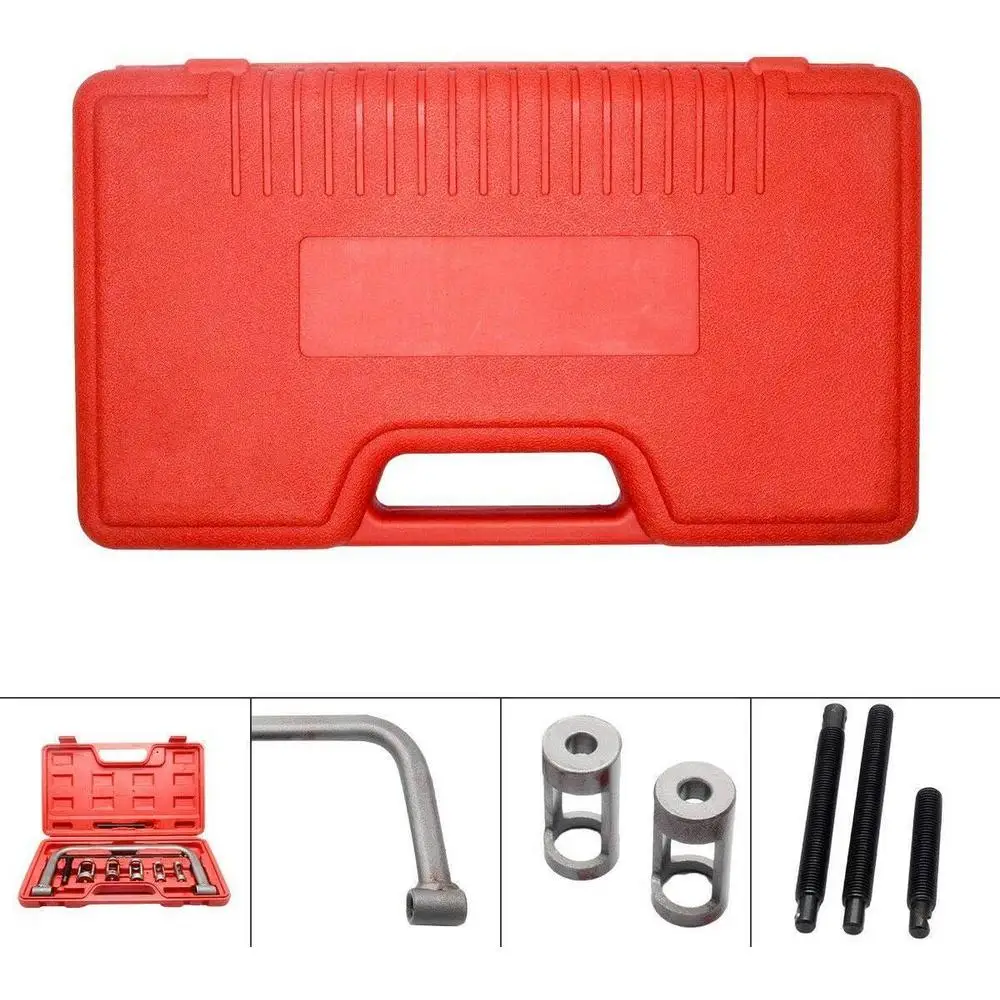 10pcs Valve Spring Compressor Tools Kit Engine Spring Compressor Valve Removal Installation for Car Van Motorcycle Engine Repair