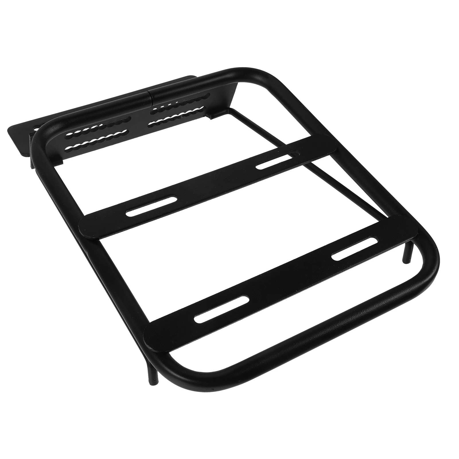 

Aluminum Alloy Electric Bike Rear Rack Black Color Cargo Carrier Shelf Wear Resistant Solution Motorcycle