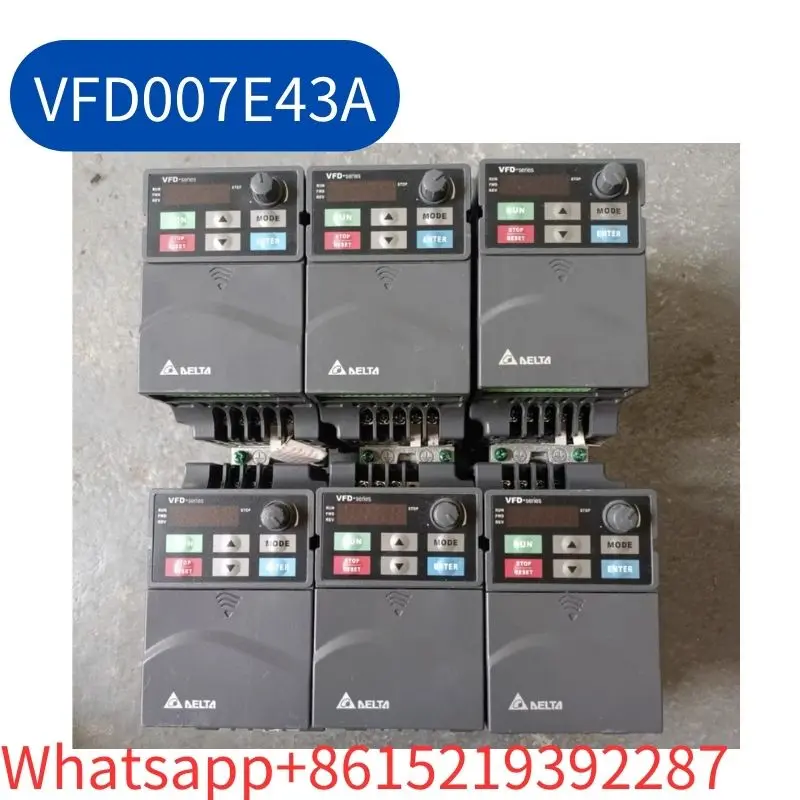 VFD007E43A 0.75KW/380V inverter second-hand  Test OK