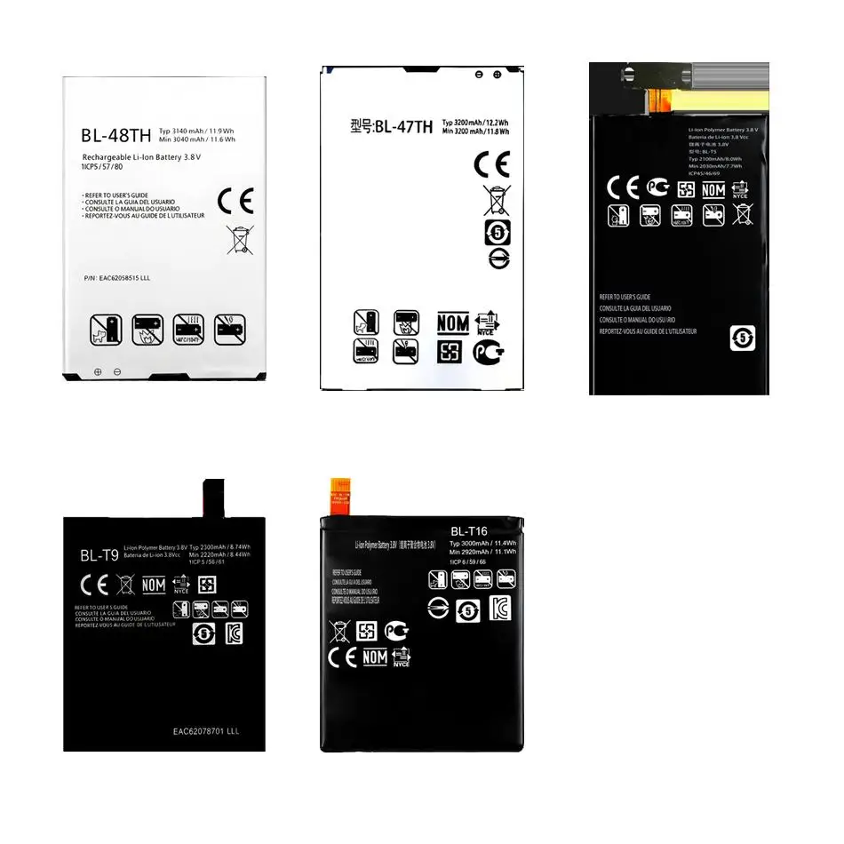 

Аккумулятор для LG 5NEXUS Google Optimus 4 G D820 D821 E980 Eclipse Flex 2 Lte Pro 4G 2100-3500 мАч BL-47TH BL-48TH BL-T16