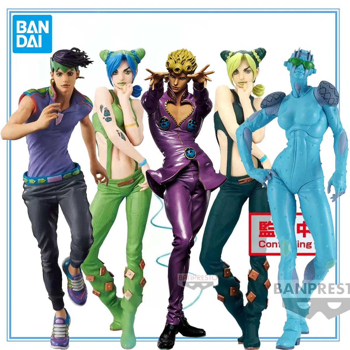 

100% Original in Stock BANDAI SPIRITS Grandista Jojo No Kimyou Na Bouken Stone Free Giorno Giovanna Kujo Jorin Kishibe Rohan