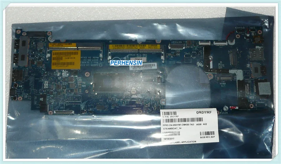 Original FOR Dell FOR Latitude 7480 Laptop Motherboard Y0RYF i5 7300u R0YRF 100% Work Perfectly