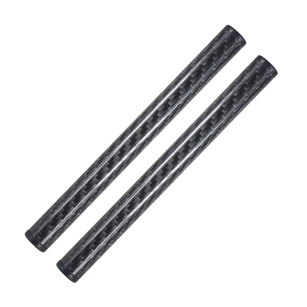 2Pcs 15mm Carbon Fiber Tube Rod 10cm 15cm 25cm 30cm 40cm for Dia 15mm Rod Rail System Follow Focus Camera Cage Kit Accessories