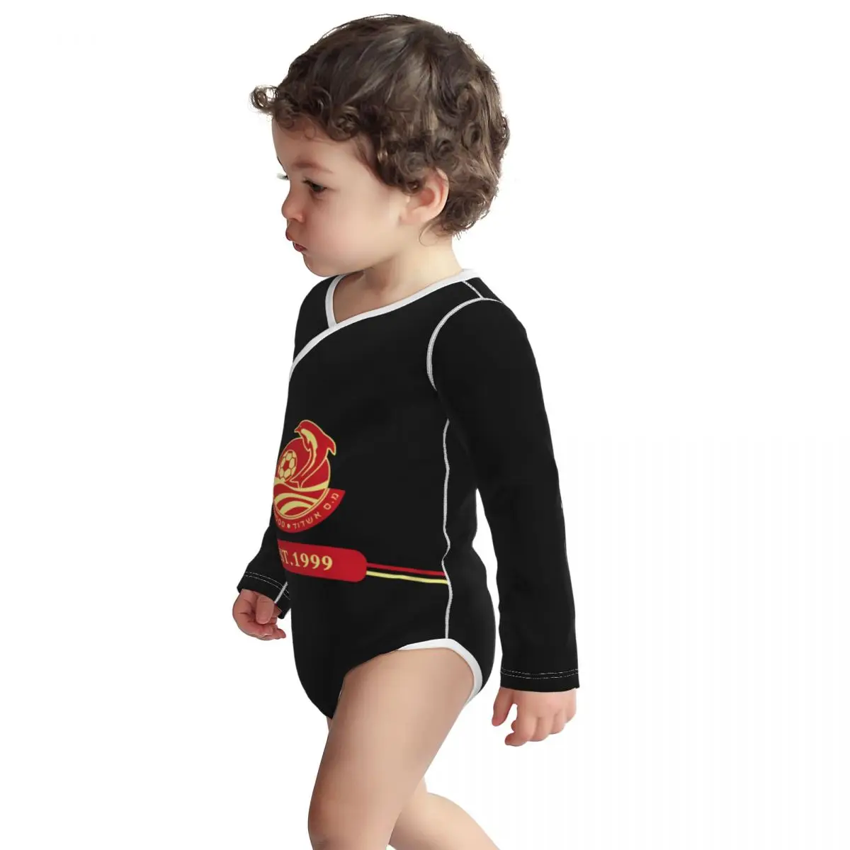 Israel Ashdod Fc Unisex Toddlers and Baby Baby Soft Thermal tutine a maniche lunghe body Baby pagliaccetto