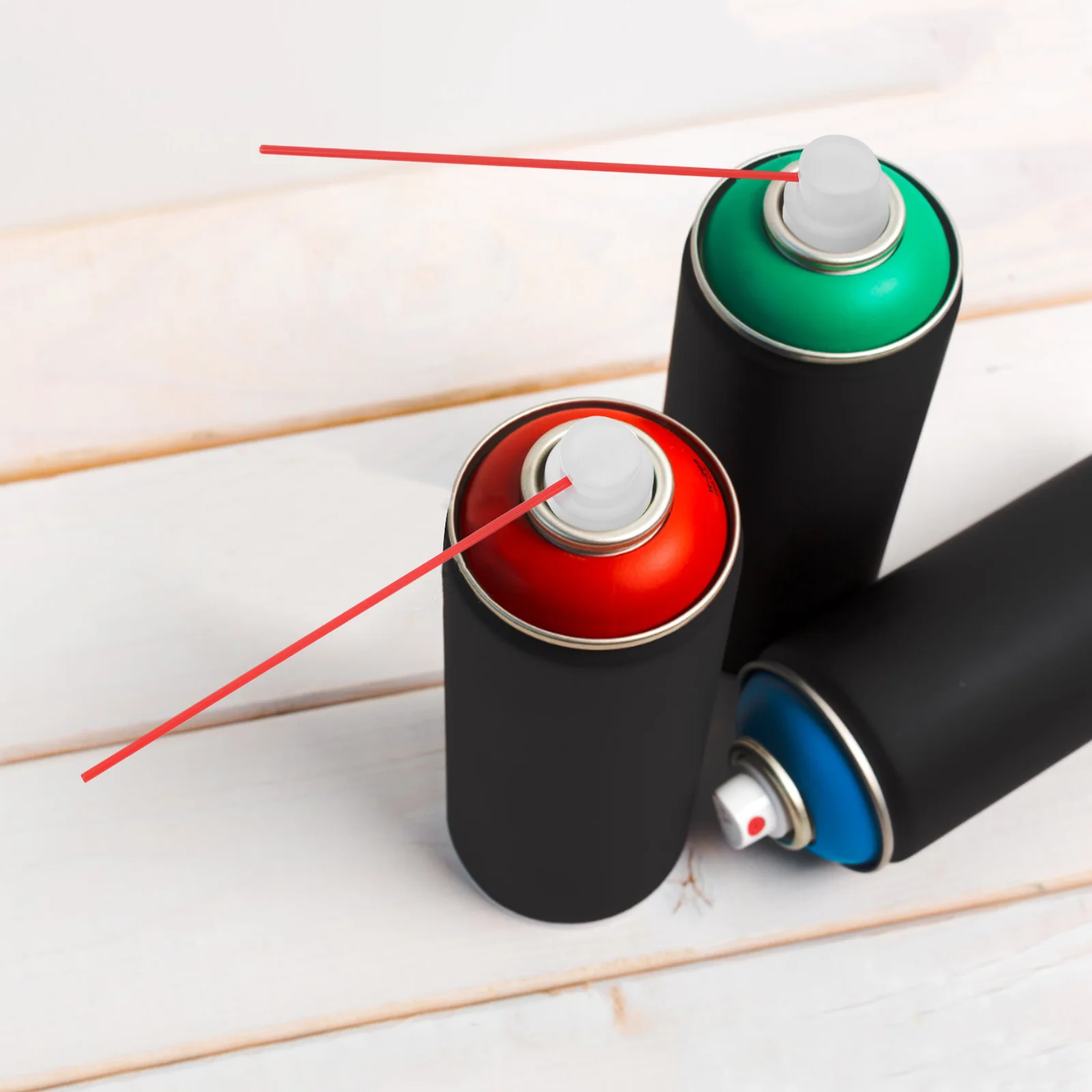 

20Sets Aerosol Can Valve Extension Tubes Kit Red Spray Can Straw No Tools Required Home Office Vehicle Cleaning