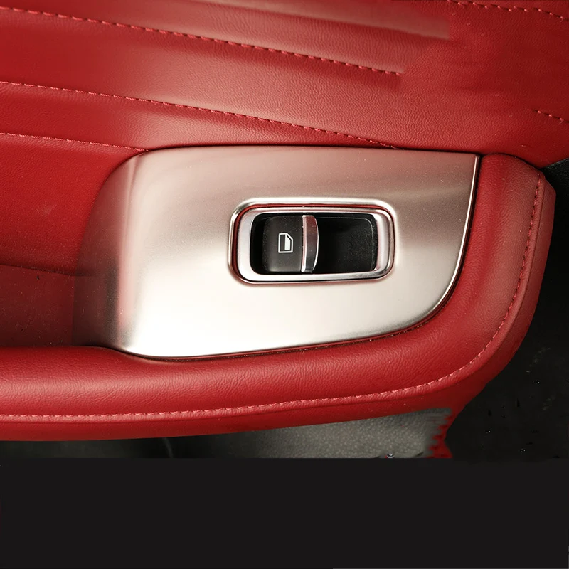For MG HS 2018-2020 2022 LHD Window Switch Control Cover Trim Interior Accessories Car Door Glass Regulator Switch Frame