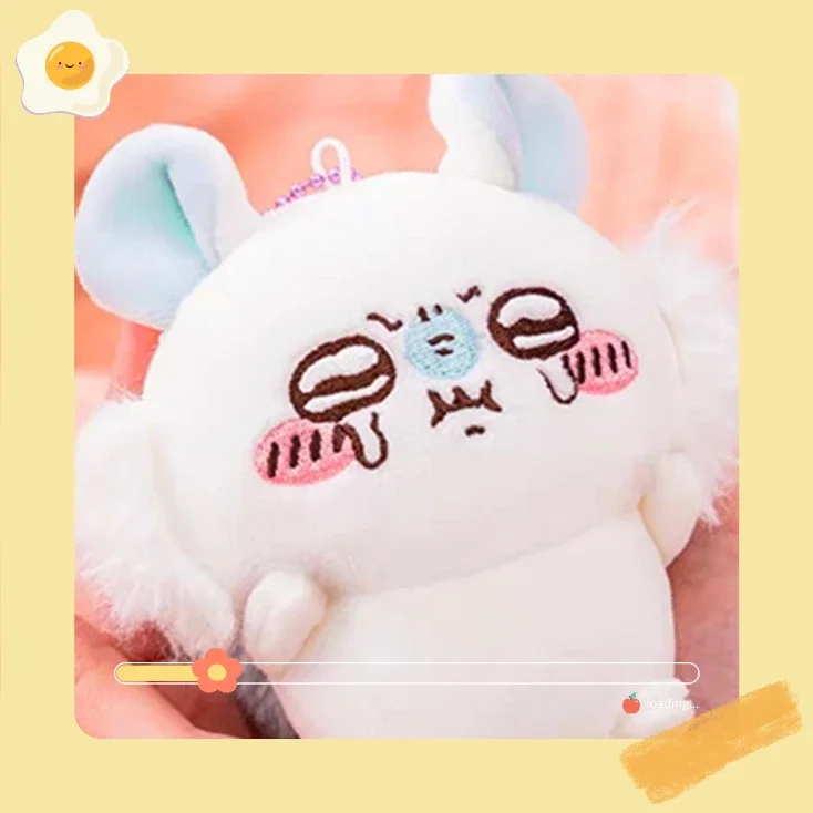 JIYI the Puffed-Up Crying Furball Soft Toy Hanging Decoration - Chii Usagi Hachi Momonga Kuri-Manjū Stock on hand