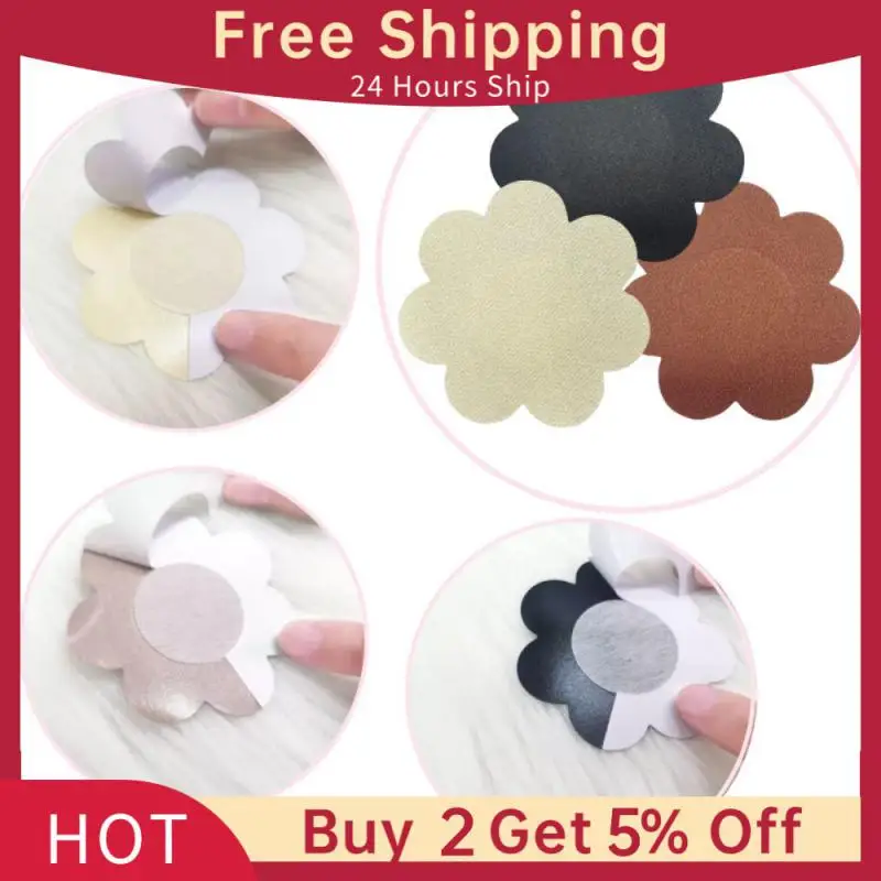 

5pairs/lot Self Adhesive Nipple Cover Invisible Breast Petals Stickers Pasties Sticky Bra Women Intimates Accessories