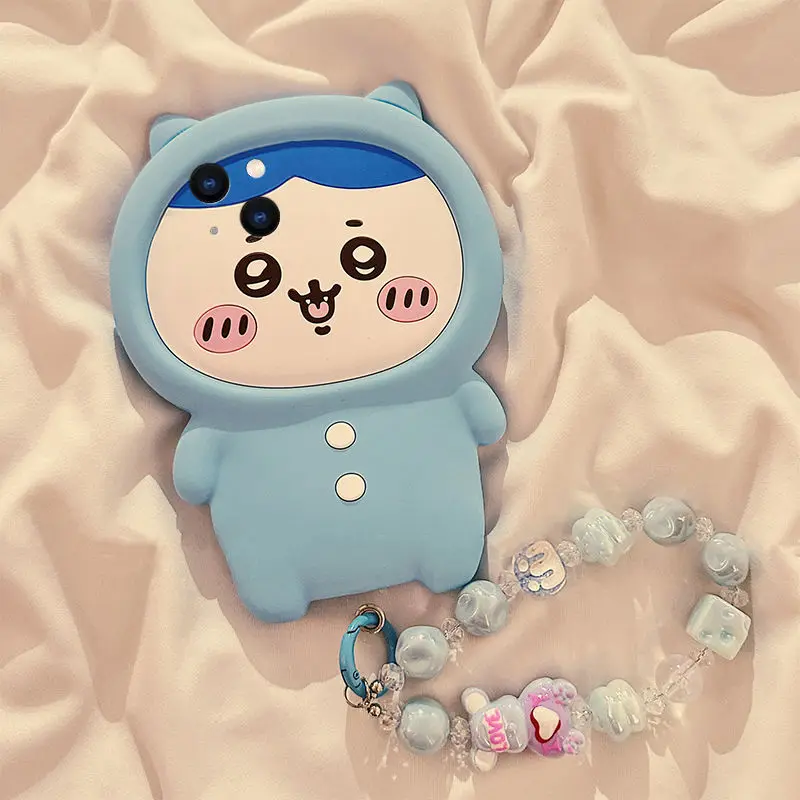 New Kawaii Chiikawa Cell Phone Cases Cartoon Sanrio Cute for iPhone15promax for iPhone13pro case 14pro Anti-slip 12pro