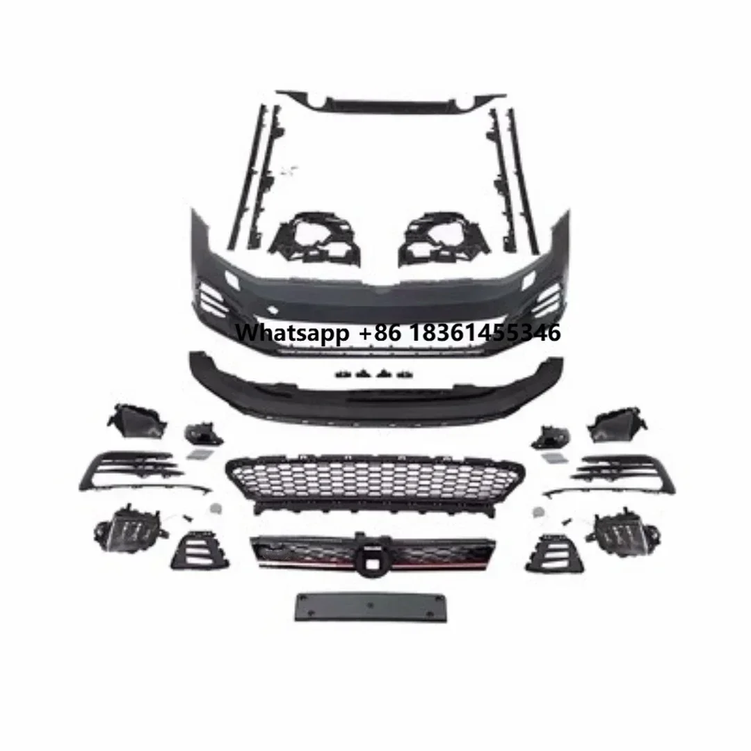 

For vw Golf 7 7.5 Modified GTI Style Car Accessories Body Kit Front Rear Bumper Grill Side Skirt Assembly