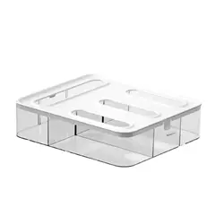 Kitchen Drawer Food Bag Organizer Ziplock Bag Organizer(Transparent Drawer)