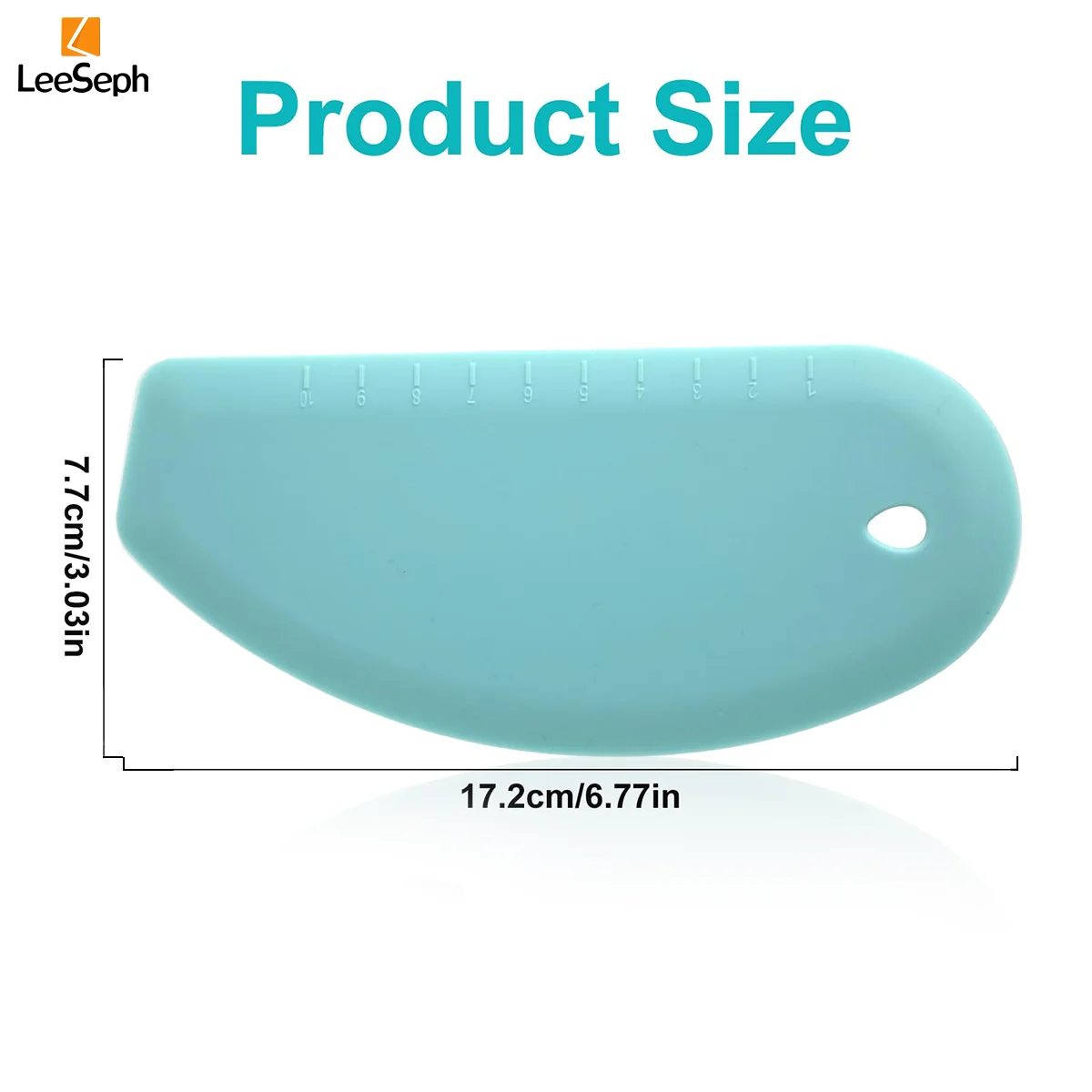 Silicone Dough Scraper, Bowl Scraper, Flexible Multipurpose Kitchen Pastry Cutter Tool, Dough Cutter for Bread Dough Cake