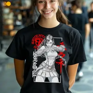 FINAL FANTASY 7 Tifa Lockhart Anime T Shirt Tifa  Gifts for Gamers Stylish Japanese Shirt Final Fantasy