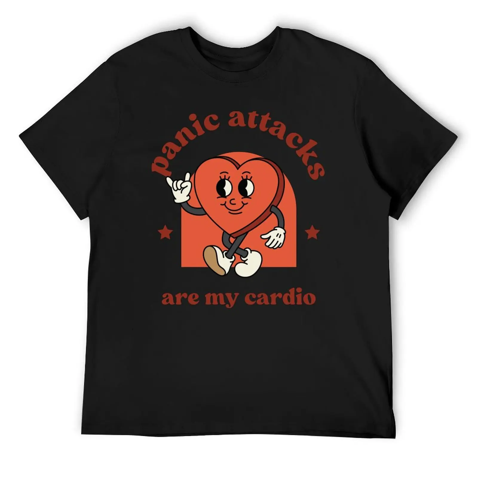 

Panic attacks are my cardio. Funny, cute T-Shirt anime stuff sublime quick drying fruit of the loom mens t shirts