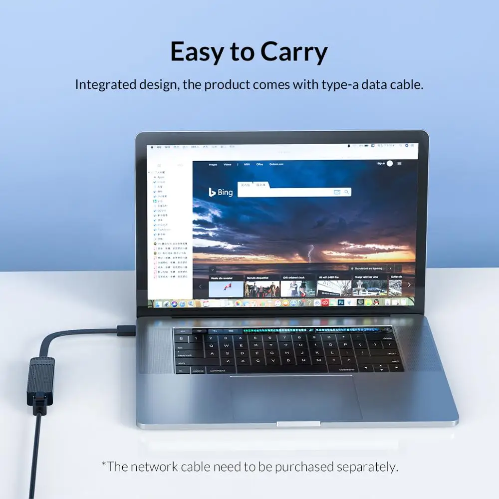 ORICO USB 3.0 Ethernet Adapter 1000Mbps USB Lan RJ45 for Laptop MacBook Samsung iPad Accessories Gigabit Network Card Dongle