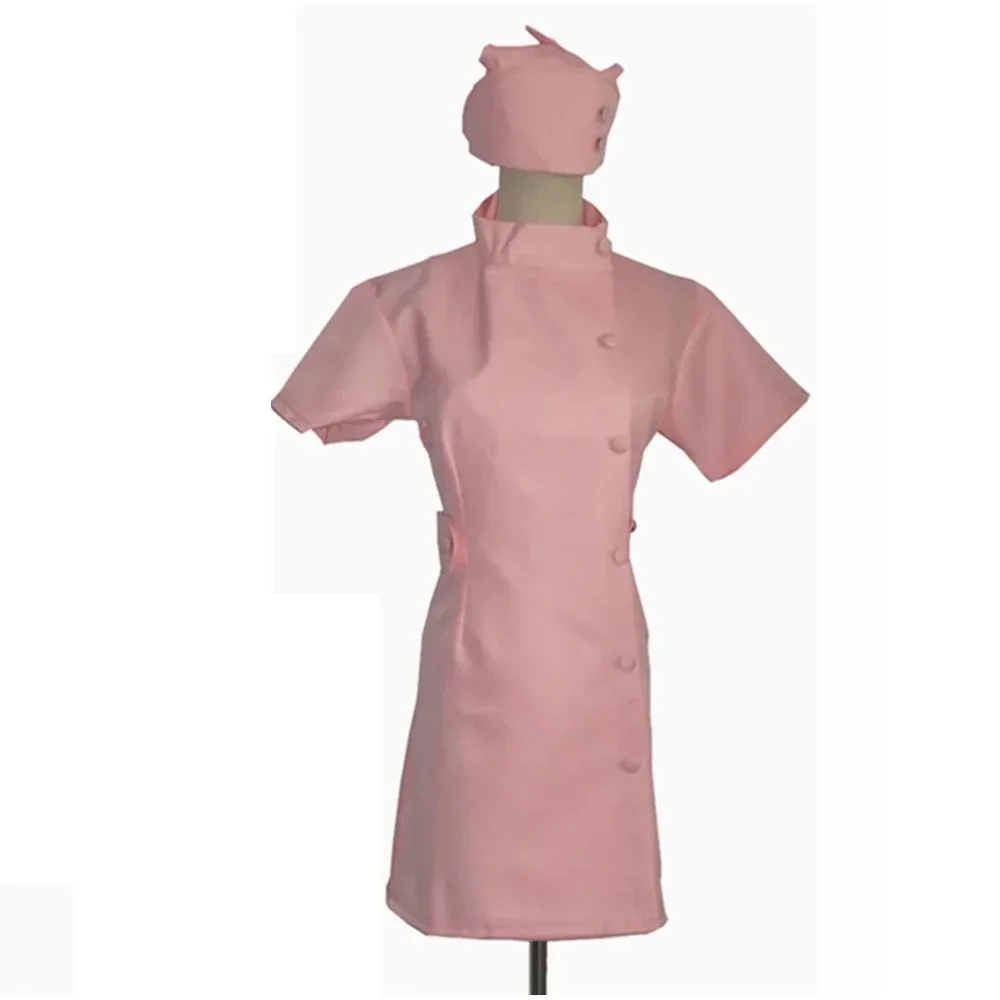 

Fashion Unisex Anime Cos Asahina Mikuru Nurse Cosplay Costumes Fashion Halloween Sets Custom Size