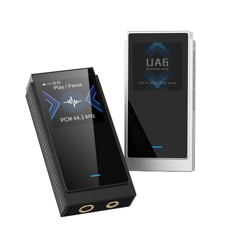 SHANLING UA6 Hi-Res HIFI Portable USB DAC Headphone Amplifer 4 x CS43131 DACs DSD512 3.5mm 4.4mm Balanced with 220mAh Battery