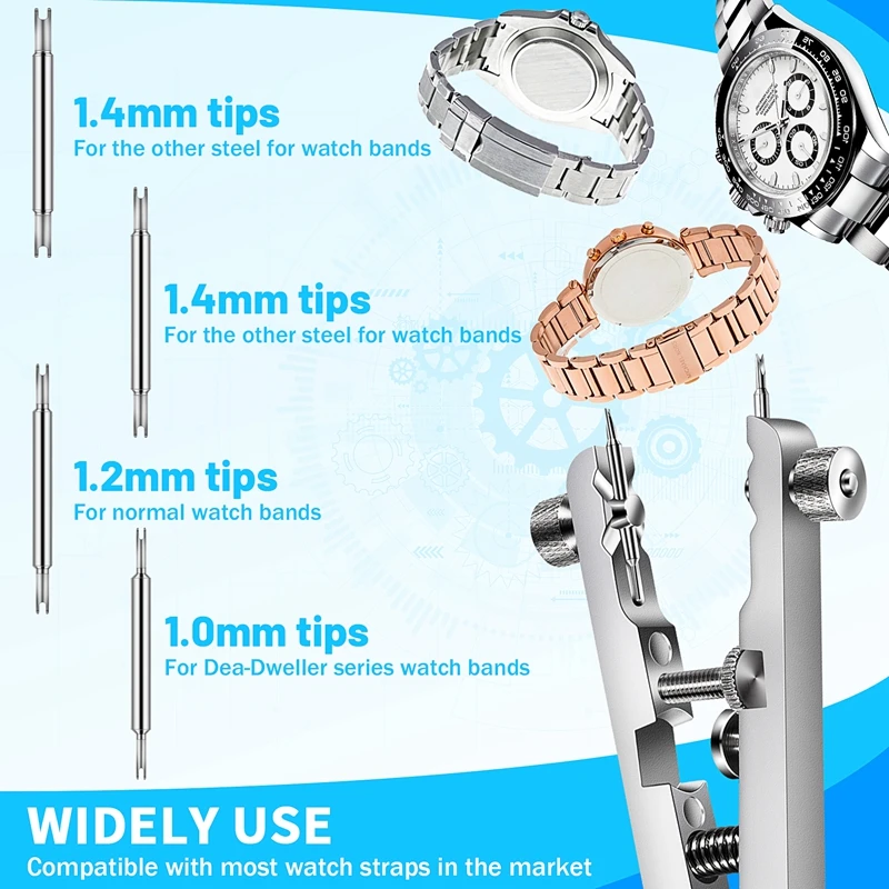 6825 Spring Bar Piler Standard Spring Bar Removing Tool Watches Spring Bar Bracelet Pliers for ROLEX Watchband Spring Bar Tool