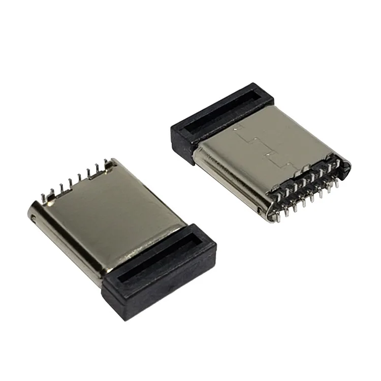 For TYPE-C vertical sticker male 16PIN vertical double row patch plug TYPEC16P male vertical sticker USB connector