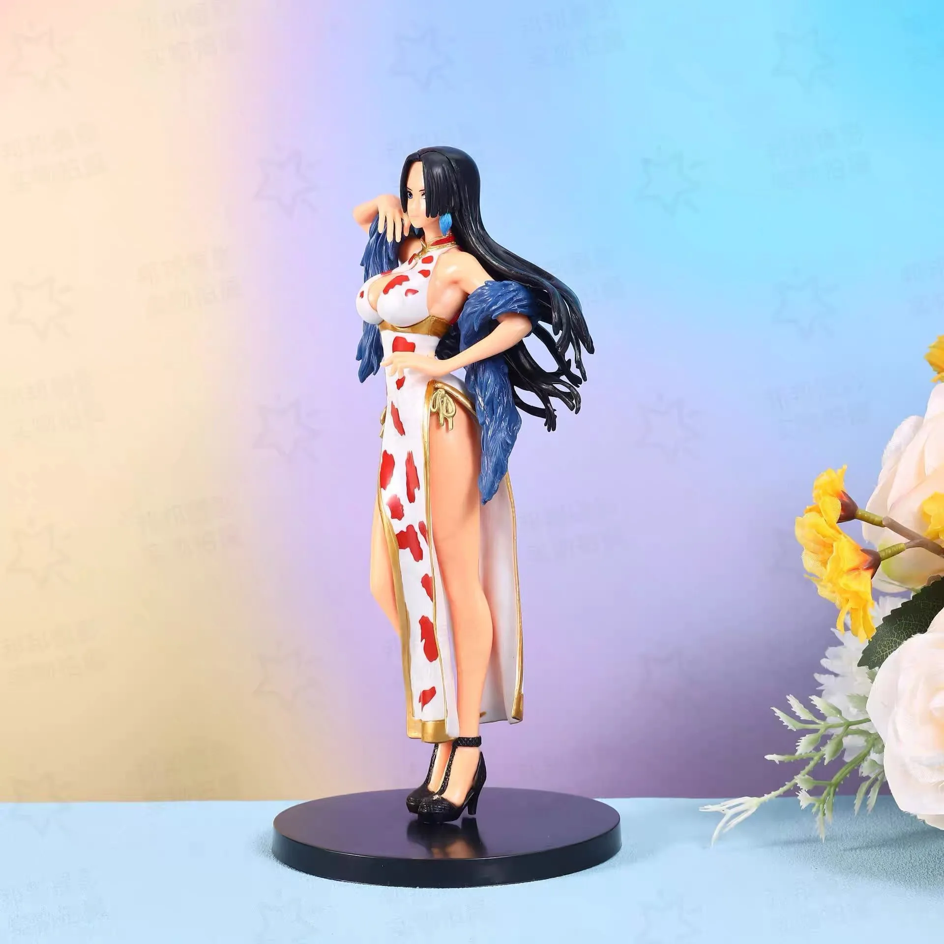 Hot One Piece Japan Anime Statue Boa Hancock cheongsam Sexy Girl PVC Action Figure Model Toy Adult Collectible Doll Gifts