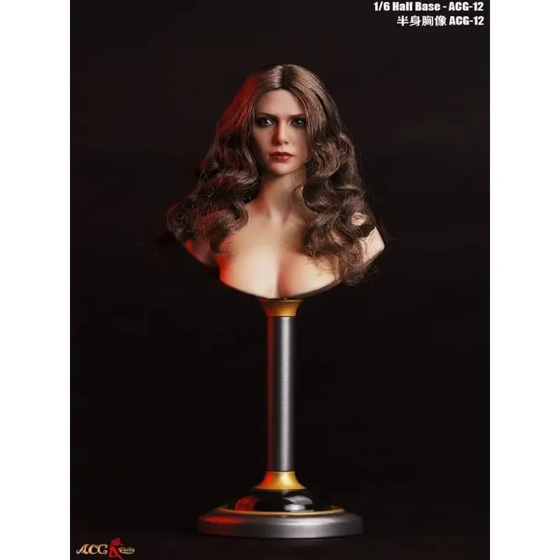 ACGTOYS 1/6 مقياس عمل الشكل نصف الجسم تمثال نصفي حامل قاعدة رئيس نحت قاعدة نموذج ل 12 بوصة الجندي رئيس نحت