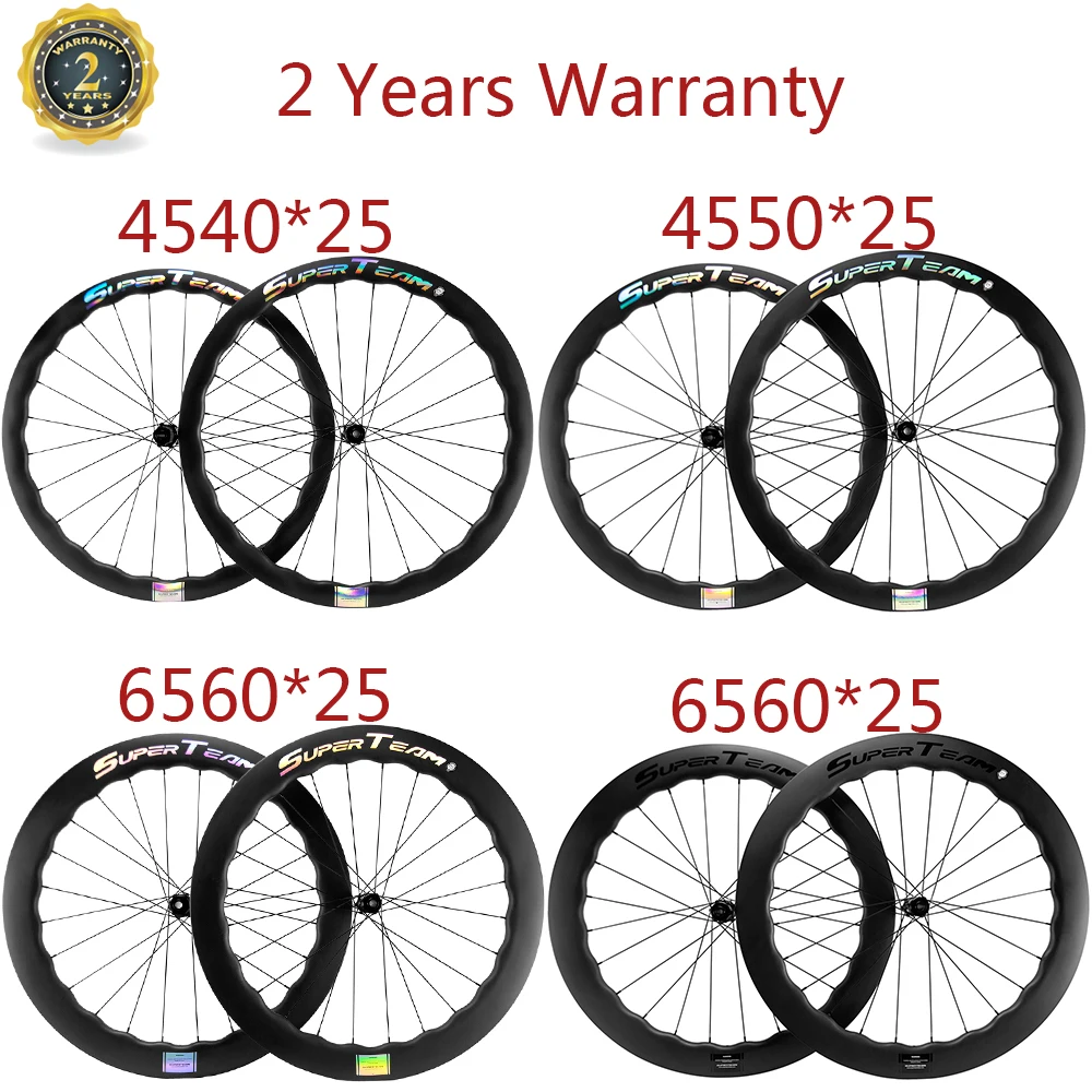 

NEW Model!!! 2022 SUPERTEAM Carbon Wheelset Tubeless Disc Brake Carbon Wheels 700C U Shape
