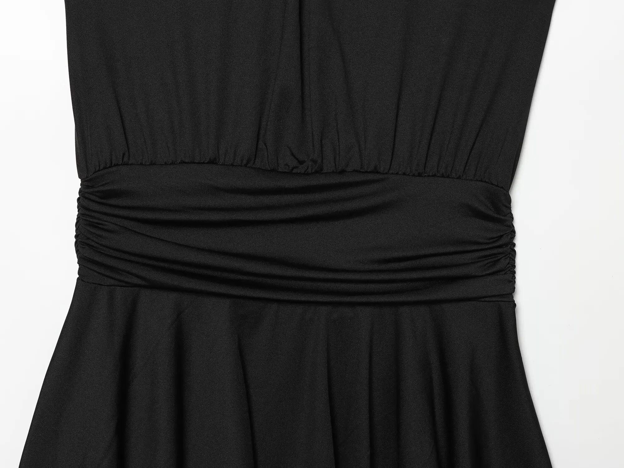 Damen Sexy Neckholder Ärmelloses Minikleid mit Asymmetrischem Saum, Figurbetontes Party- und Ausgehkleid 2026 Neue Mode Rückenfreies Outfit – Detail 8