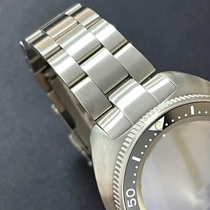 45mm Sapphire Glass Super Titanium Watch Case Fit NH35 NH36 SKX007/009 200atm