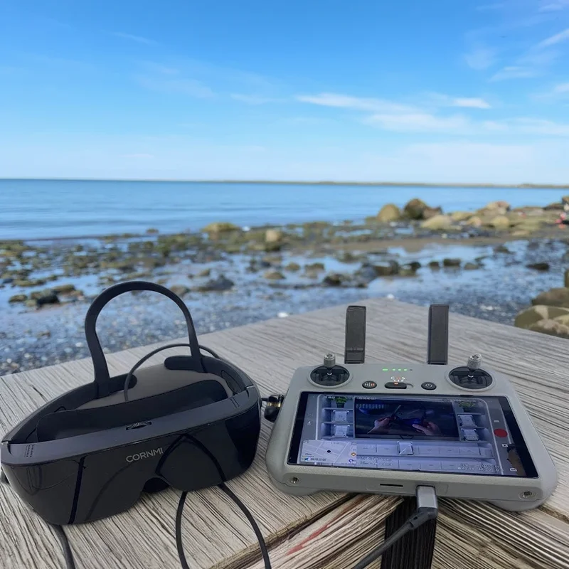 

Vr Headset Drone Hd Input Use Drone 3D Vision Hmd Video Smart Glasses Helmet Display Glasses Vr Headsets for Drone