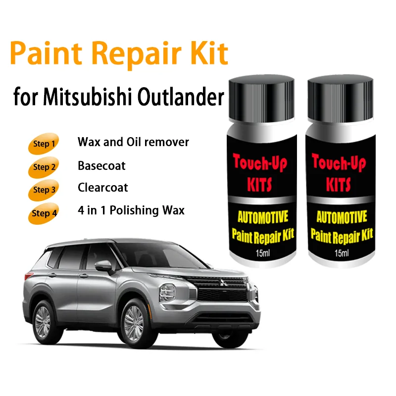 

Car Paint Repair Kit for Mitsubishi Outlander Touch-Up Set Paint Scratch Remover Automotive Paint Care Accessories Black White