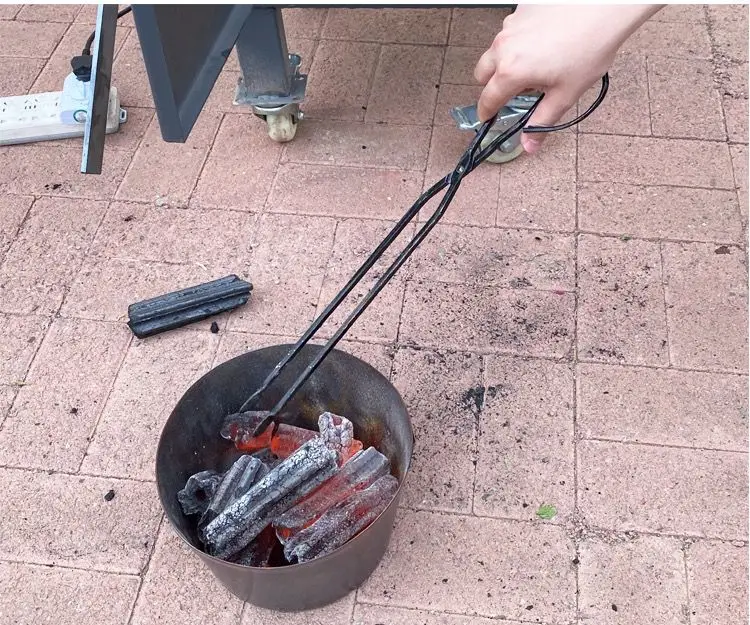 1Pc Log Grabber Tongs Camping Fire Tongs Picker Upper Tool Firewood Log Grabber Wood Stove Tongs Long Handy Mobility Aids