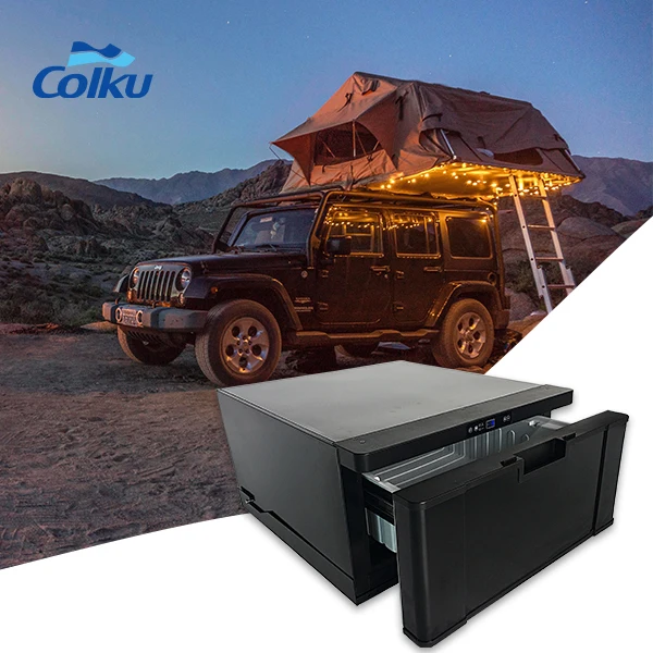 

Hot Selling 40L Compressor Slide Cooler Freezer 24V DC Fridges for Car Truck RV Yacht Caravan