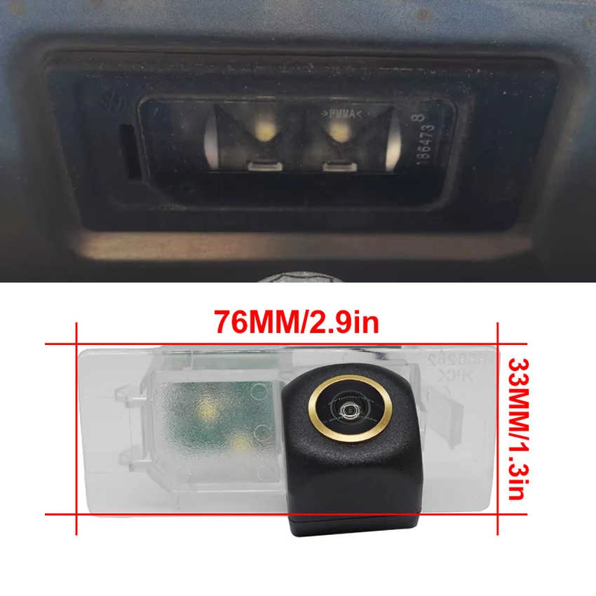 For Volkswagen Golf 7 5G variant Wagon Alltrack 2012~2018 HD 1080P 170° FishEye Vehicle Rear View Backup Camera HD Night Vision