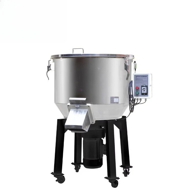

JUNWEI 300KG 7.5kw Industrial Blending Vertical Color Plastic Mixer Plastic Pellets Vertical Color Mixer