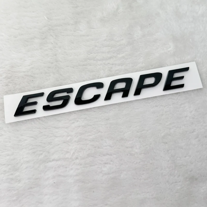 1 Uds 3D ABS alta calidad ESCAPE emblema del coche guardabarros lateral trasero insignia del maletero pegatina estilo accesorio