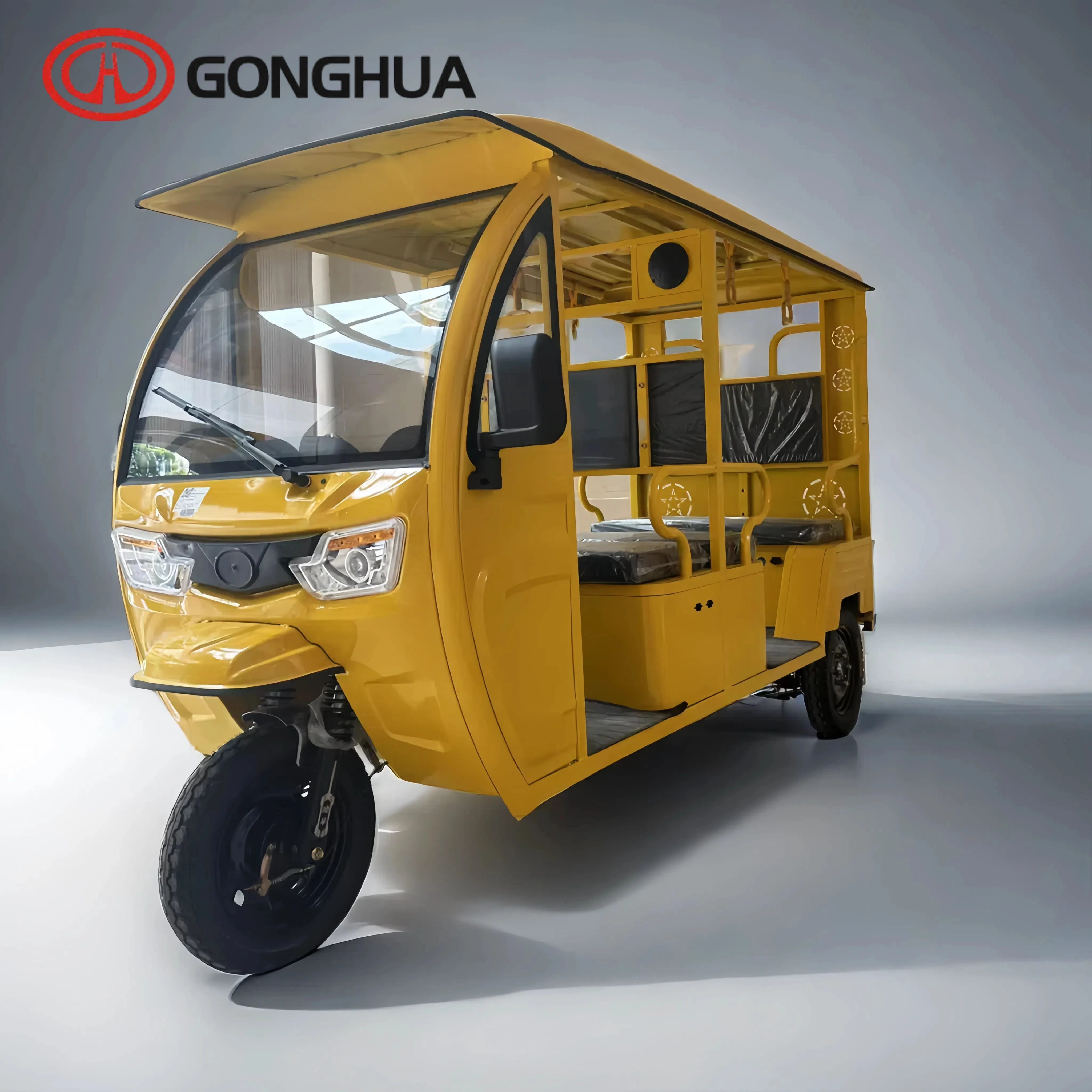 

Electric Passenger Tricycle BajaJ Tuk Tuk 3-Wheel MotoTaxi Electric Tricycle Factory Sale Electric TricycleFor 4 Person