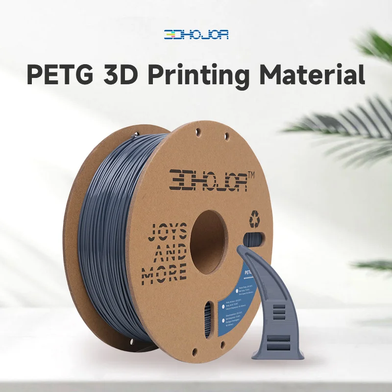 3DHOJOR 3D Printer Filament 1.75MM 1KG (2.2 LBS) PETG 3D Filament For Bambu Lab DIY Art PETG Filament 3D Printing Material