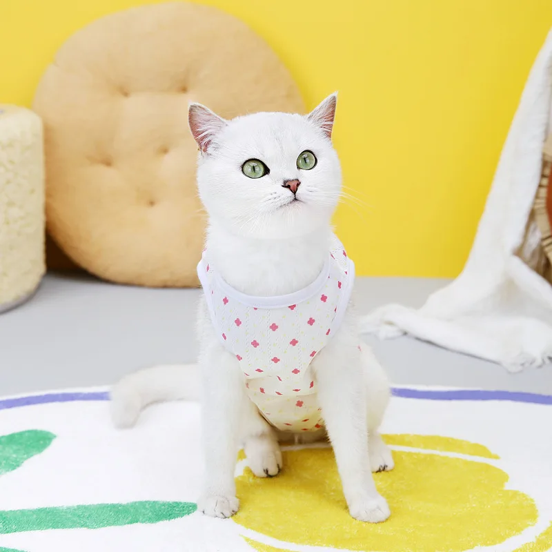 Cat Anti-licking Sterilization Clothes Pet Weaning Suit For Small Dog Cats Surgery Jumpsuit Puppy Anti-scratch Body Strap Vest