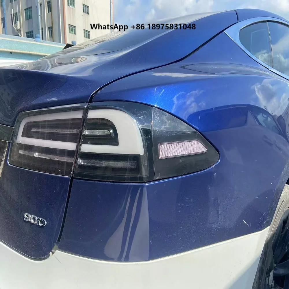 

ForTesla Model S Tail Light Assembly Blackening or Red Color Can Be Used for the Upgrade and Modification of Model S